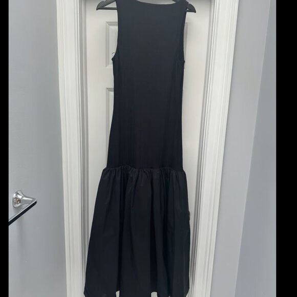 knit ponte dress Ponte V-Neck Mini Dress